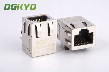 금속은 100 자기학을 가진 기본적인 rj45 연결관 단위를 보호했습니다