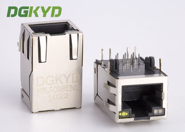 Shieded Cat6 RJ45 잭 8 핀 네트워크 연결관은 대패를 위한 자기학을 통합했습니다
