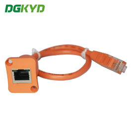Rj45 마개 연결 헝겊 조각 케이블 패널 산 이더네트 연장 케이블에 M3 나사 LED
