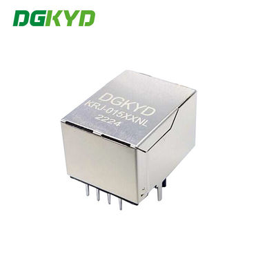 1x1 Port Cat5 Transformer RJ45 Modular Jack Minimum 1500Vrms Isolation Without Led