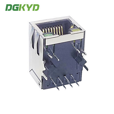 Network Port 1x1 Tab Down RJ45 Jack Module With Lan Transfomer 100Base J0011D01NL