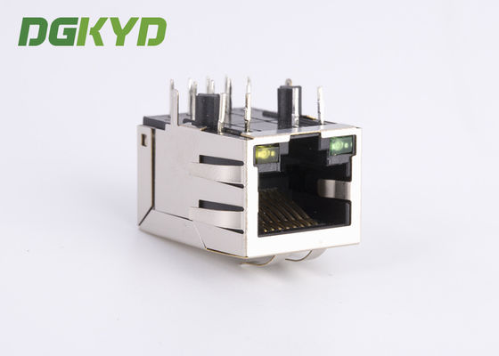 Side Entry Shield PoE RJ45 Single Port / Internal Magnetic Module,Useage HR911102A