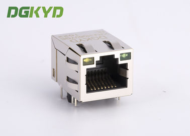 Modular jack RJ45 ethernet connector with Lan transformer PCB Mount RJ45