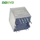 DGKYD511B002AA1A8D 180 Degree RJ45 Connector 8PIN With Lamp And Shielded Socket