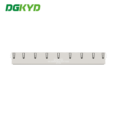 RJ45 Plug In EMI Finger Shield RJ45 Cat5 1x8 Multi Port Rj45 Modular Jacks Without LED DGKYD561888HWA1DY1022