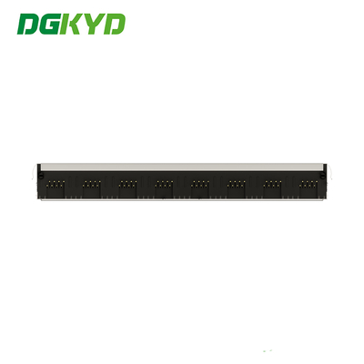 RJ45 Plug In EMI Finger Shield RJ45 Cat5 1x8 Multi Port Rj45 Modular Jacks Without LED DGKYD561888HWA1DY1022