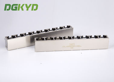 KRJ-56B8P8C1X8NL 8 contacts 8 position rj45 modular connector 1X8 multiple port