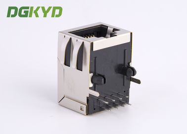 Standard cat 5 RJ45 ethernet connector with magnetic transformer customized