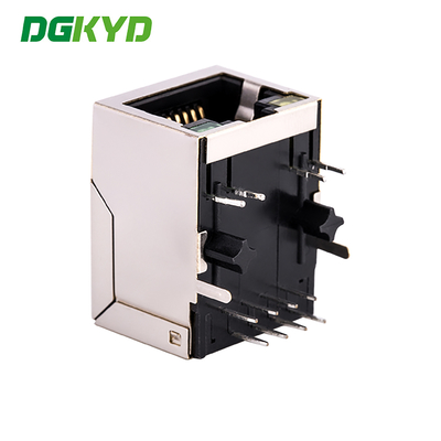 RJ45 Ethernet port, single port, all inclusive with lights, 8PIN DIP with filter DGKYD111B093BA2A1D