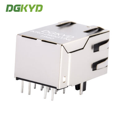 RJ45 connector socket with 100Mbps shielded light crystal head socket with 100Mbps high-speed KRJ-098GYNL