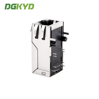 RJ45 connector with POE power supply, gigabit integrated filter with shielding DGKYD411Q117HWA1DP