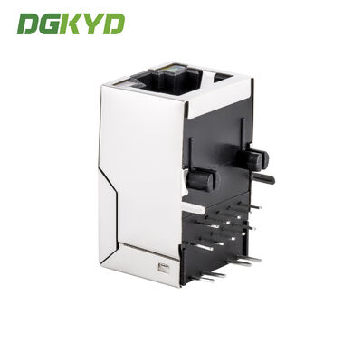 8P8C Gigabit RJ45 Connector with Integrated Transformer RJ45 Jack for 10/100/1000 Base-T Ethernet