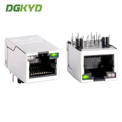 8P8C Gigabit RJ45 Connector with Integrated Transformer RJ45 Jack for 10/100/1000 Base-T Ethernet