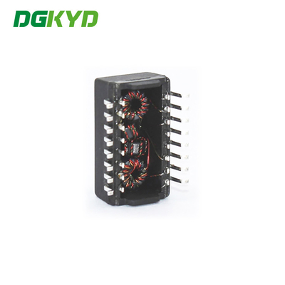 Customized Safety 1500V AC Ethernet Transformer SMD 16 PIN 100BASE Filter