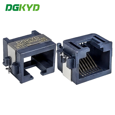 싱글 포트 싱킹 플레이트 8.6 RJ45 이더넷 커넥터 SMD 인터페이스 반 패키지 보호 DGKYDCB861188GWA5SB15133