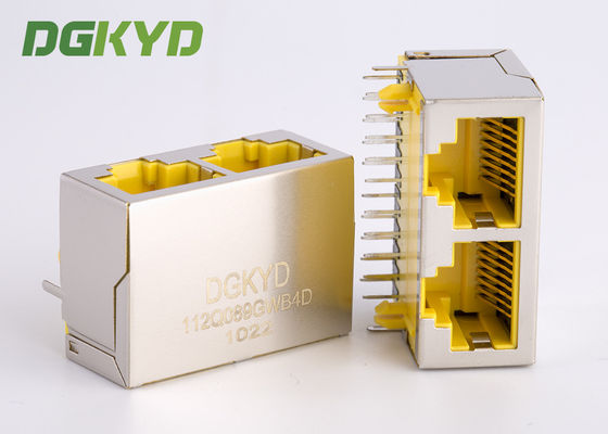 CAT 6은 기가비트 이더넷 트랜스와 2 공항 RJ45 요지 잭 캄보를 조로 편성했습니다