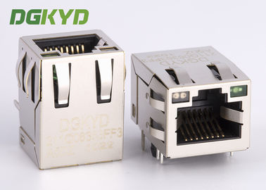 이더넷 장치를 위한 통합된 자기학 모듈러 잭으로 100Mb RJ45 위로 라벨을 다세요