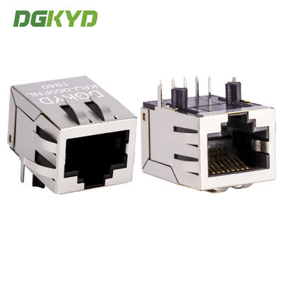 금속 보호 100 베이스-Tx Cat5 Rj45 이더넷 커넥터 자석과 중국 공장 KRJ-060FNL