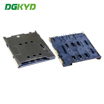 전자 제품에 적합한 MICRO-SIM 카드 장착기 1.42H 인형 6+2PUSH DGKYDSIM142H62A6A2Y3WS286