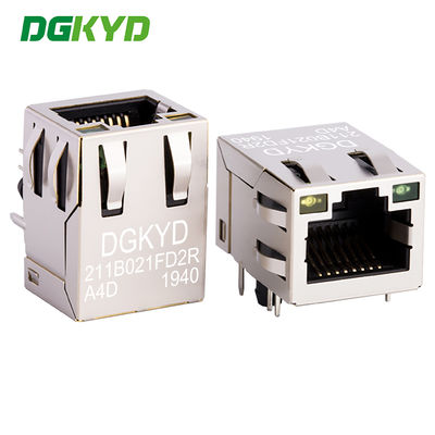 RJ45 커넥터 TAB-UP 100Mbps 필터링 인터페이스 네트워크 소켓 DGKYD211B021FD2RA4D