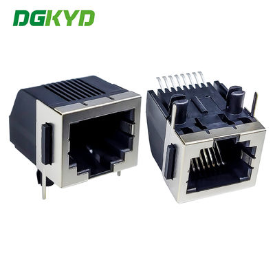 RJ45 커넥터 5721 SMT 8P8C Ear Half Package Shielded Mesh Port Without LED DGKYD5721E1188GWA6SB1359