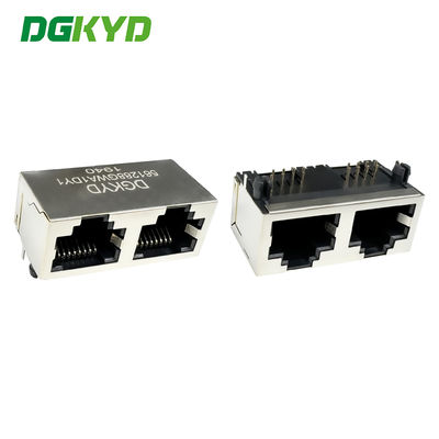 보호된 여성 소켓/인터페이스/네트워크 포트 DGKYD561288GWA1DY1를 가진 RJ45 네트워크 소켓 커넥터