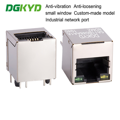 RJ45 100Mbps 이더넷 소켓 8P8C 모듈 콤팩트 창면 DGKYD5A11B048AA1A8DMZ