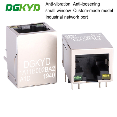 RJ45 100Mbps 커넥터 네트워크 포트 소켓 8P8C 컴팩트 창 표면 DGKYD1A11B002BA2A1D