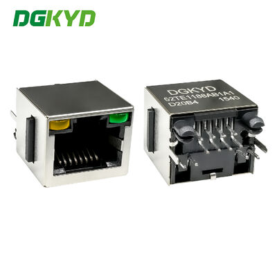RJ45 수직 커넥터와 광 및 보호 산업 이더넷 소켓 DGKYD52TE1188AB1A1D20B4