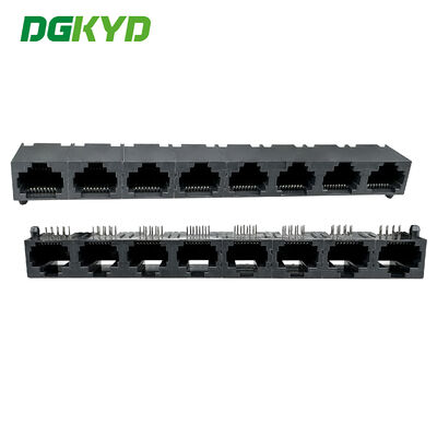 RJ45 1X8 8P8C 모든 플라스틱 빛 없는 커넥터 네트워크 포트 소켓 DGKYD561888IWA1DY1022