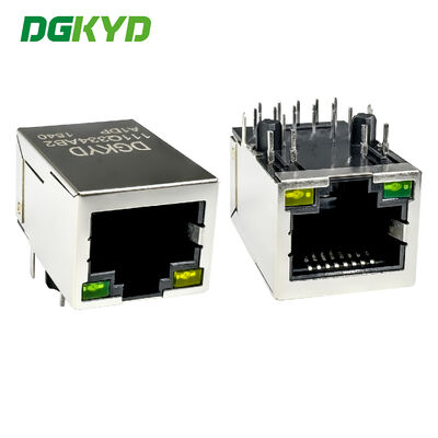 RJ45 내장 기가비트 통합 필터, POE 전원 공급 장치 8P10C DGKYD111Q334AB2A1DP