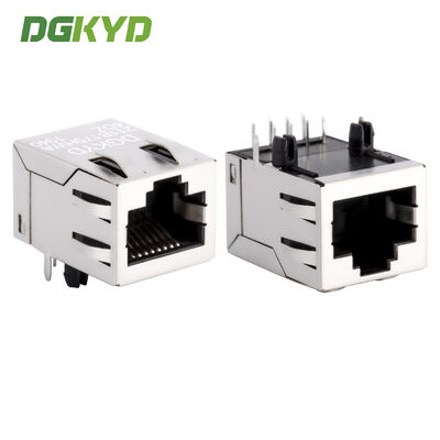 RJ45 인터페이스 10/100 Base-T 통합 자기 비발광 스트립 차폐 DGKYD211B175HWA4DZ