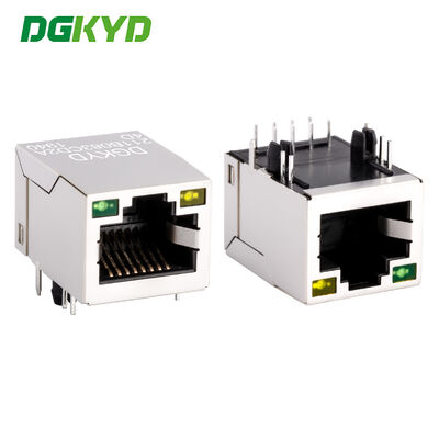 RJ45 100Mbps 이더넷 포트 커넥터, 내장된 통합 트랜스포머와 보호 장치 DGKYD211B083CD2A4D