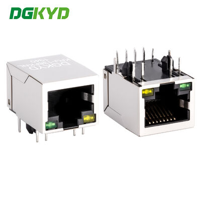 KRJ-138FKNL 10 / 100 메가비트 Cat5 Rj45 커넥터 모듈 (마그네틱스 포함) 맞춤형