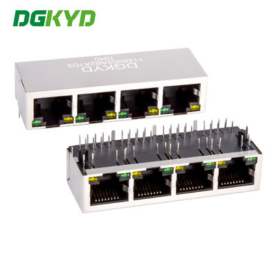 4셀 RJ45 네트워크 커넥터, 100Mbps 통합 이더넷 필터 DGKYD114B002AB2A1D3