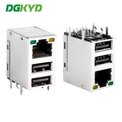 듀얼 USB 2.0 소켓과 RJ45, 보호 DGKYD711U2Q032AB2WD080과 기가 비트 네트워크 인터페이스