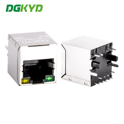180도 수직 RJ45 트랜스포머 POE+ 10/100 Mbps 네트워크 인터페이스 DGKYD511B178AC2A8DP