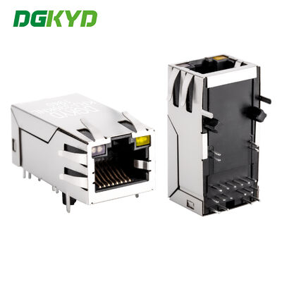 RJ45 Gigabit 이더넷 포트, POE 전원 공급 장치 33 길이, 빛 스트립 보호 커넥터 KRJ-339KNL
