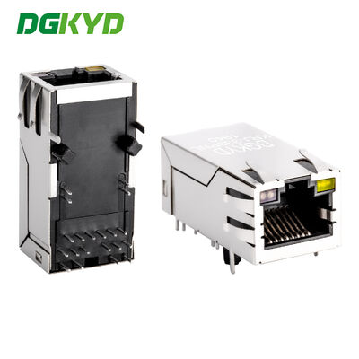 기가비트 POE 전원 공급 RJ45 커넥터 통합 필터 소켓 산업 이더넷 통신 인터페이스 KRJ-339PNL