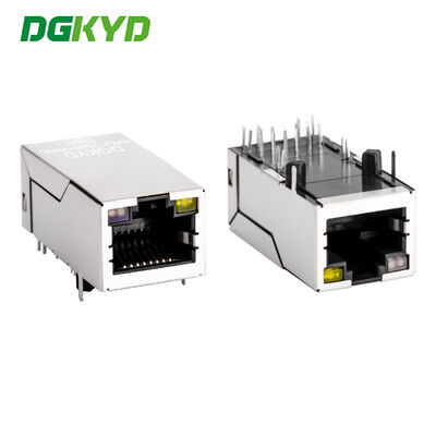 맞춤형 싱글 포트 33.0mm Rj45 랜 잭, 1000BASE 마이크로 Rj45 커넥터 PoE KRJ-339PWNL