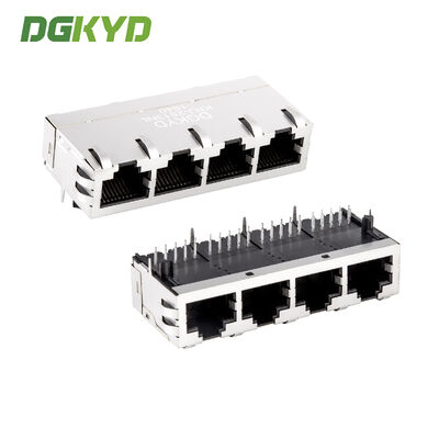 기가비트 네트워크 소켓 4 갱 RJ45 커넥터 이더넷 인터페이스 KRJ-2513NL