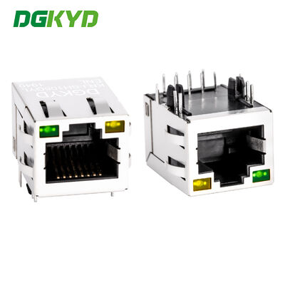 10/100 BASE 이더넷 RJ45 모듈식 잭 트랜스포머와 구멍 장착
