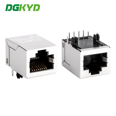 RJ45 커넥터 100Mbps 필터 및 금으로 칠한 PCB용 모듈식 잭