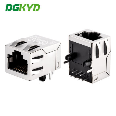 100Mbps 보호된 RJ45 커넥터, 통합 네트워크 트랜스포머와 빛 스트립이 없습니다