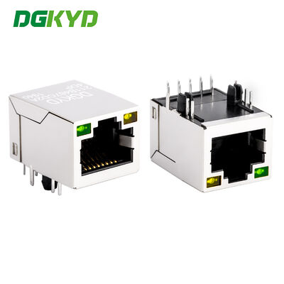광 스트립 필터 및 트랜스포머와 함께 산업용 100Mbps RJ45 커넥터