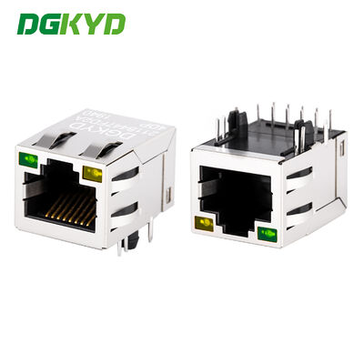 100Mbps POE RJ45 산업 네트워크 포트에 대한 통합 필터와 함께 보호 연결 장치