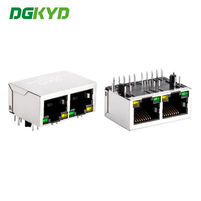 보호된 RJ45 커넥터 8P8C 산업 네트워크 포트용 기가 비트 모듈식 잭