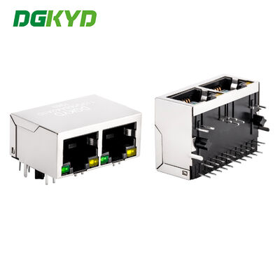 RJ45 커넥터 모듈식 잭, 6u 골드 플래팅 필터와 기가비트 이더넷용 TAB 다운 포트