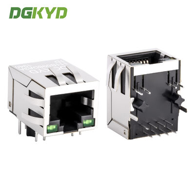 단일 포트 보호 RJ45 여성 커넥터와 내부 격리 트랜스포머 RJ45 잭