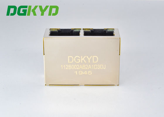 모듈라 잭 100M BASE-T 1x2 2 항구 RJ45